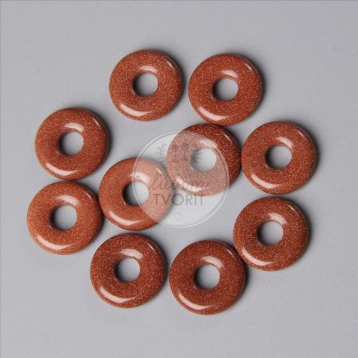 Donut PIESKOVEC, 20 x 5 mm - 1 ks