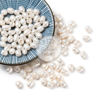 Riečne perly, 8 x 10 mm - 1 ks