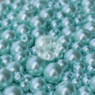 Perly sklenené, 4 - 12 mm - 50 g