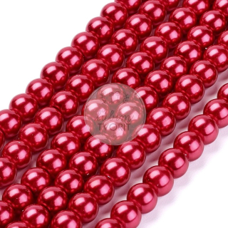 Sklenené perličky, 10 mm - 10 ks