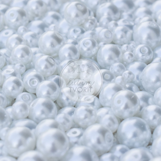 Perly sklenené, 4 - 12 mm - 50 g 